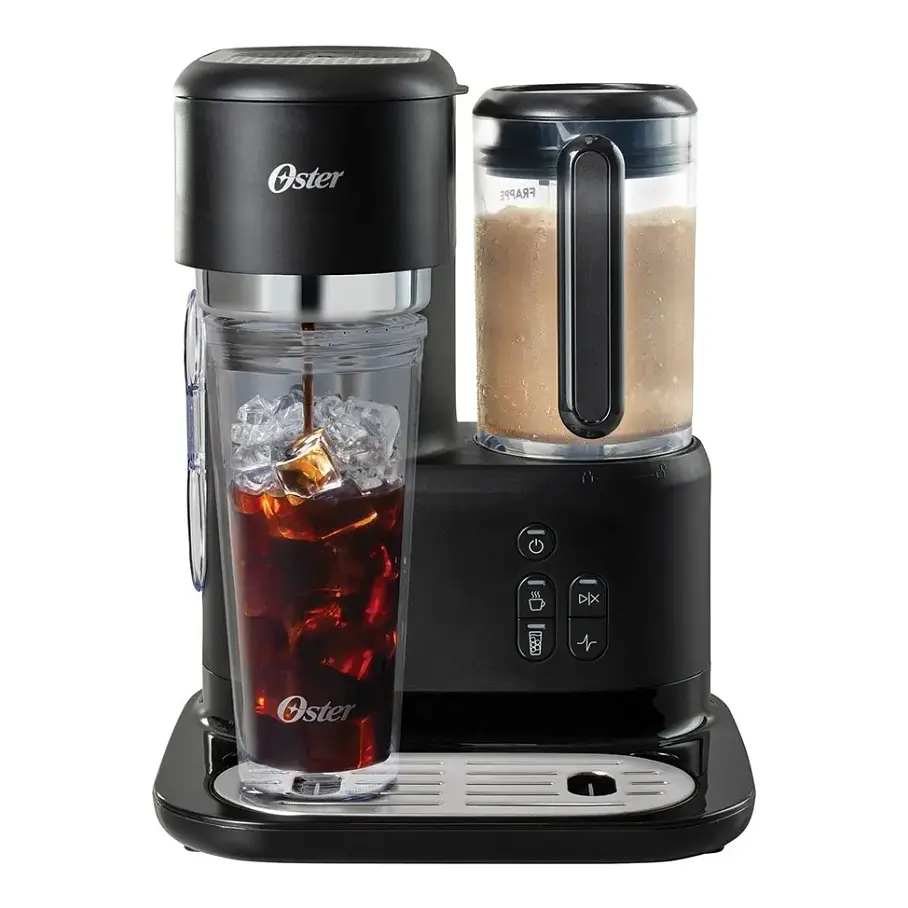 Cafetera Frappé Oster® Con Licuadora Bvstdc03b Coffemaker Frappe 3 En 1  1