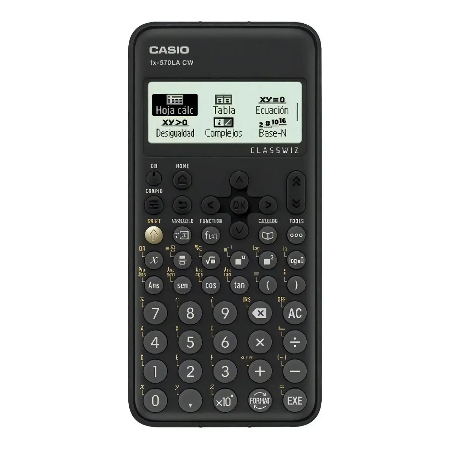 Calculadora Científica Casio Fx-570lacw Negra 12 Dígitos  1