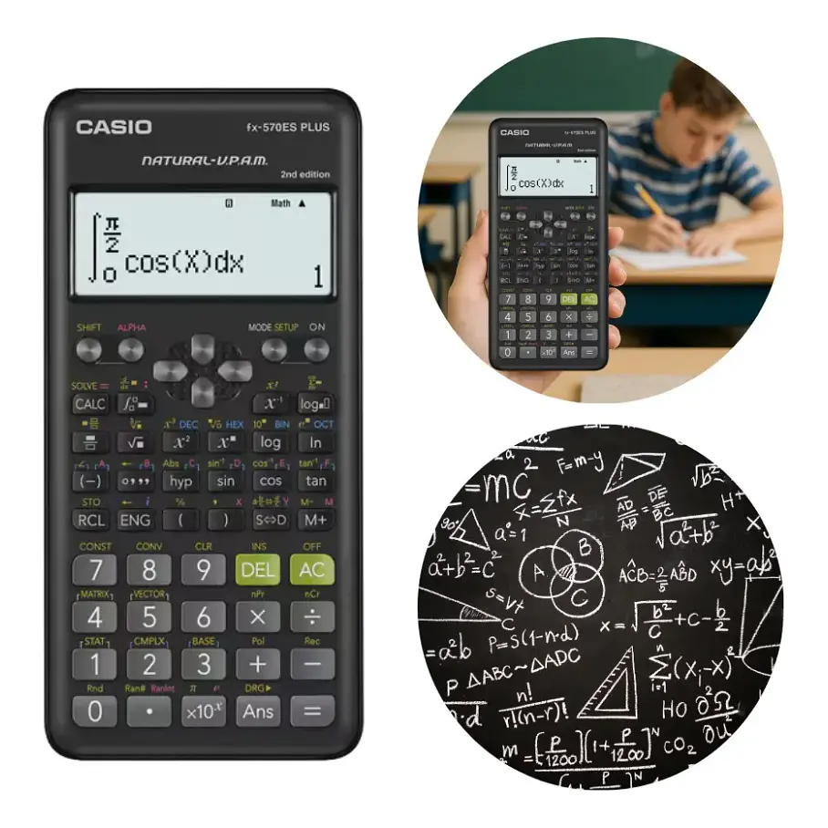 Calculadora Casio Científica FX-570 LA PLUS Negra 5