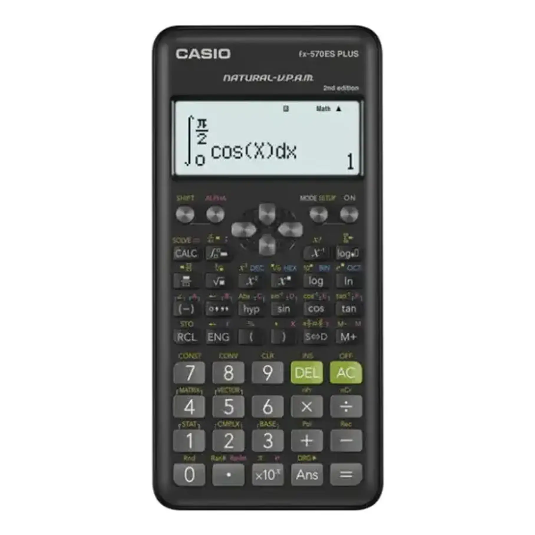 Calculadora Científica Casio Fx-570 es Plus Universidad Negro 1