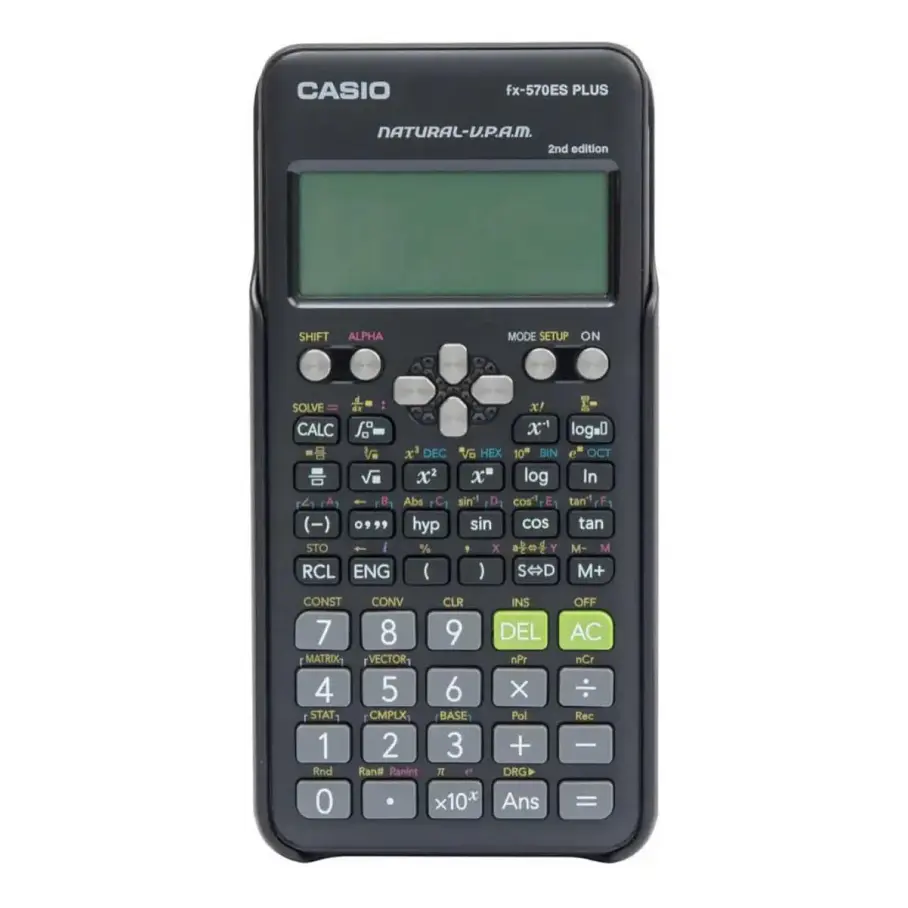 Calculadora Científica Casio Fx-570 es Plus Universidad Negro 4