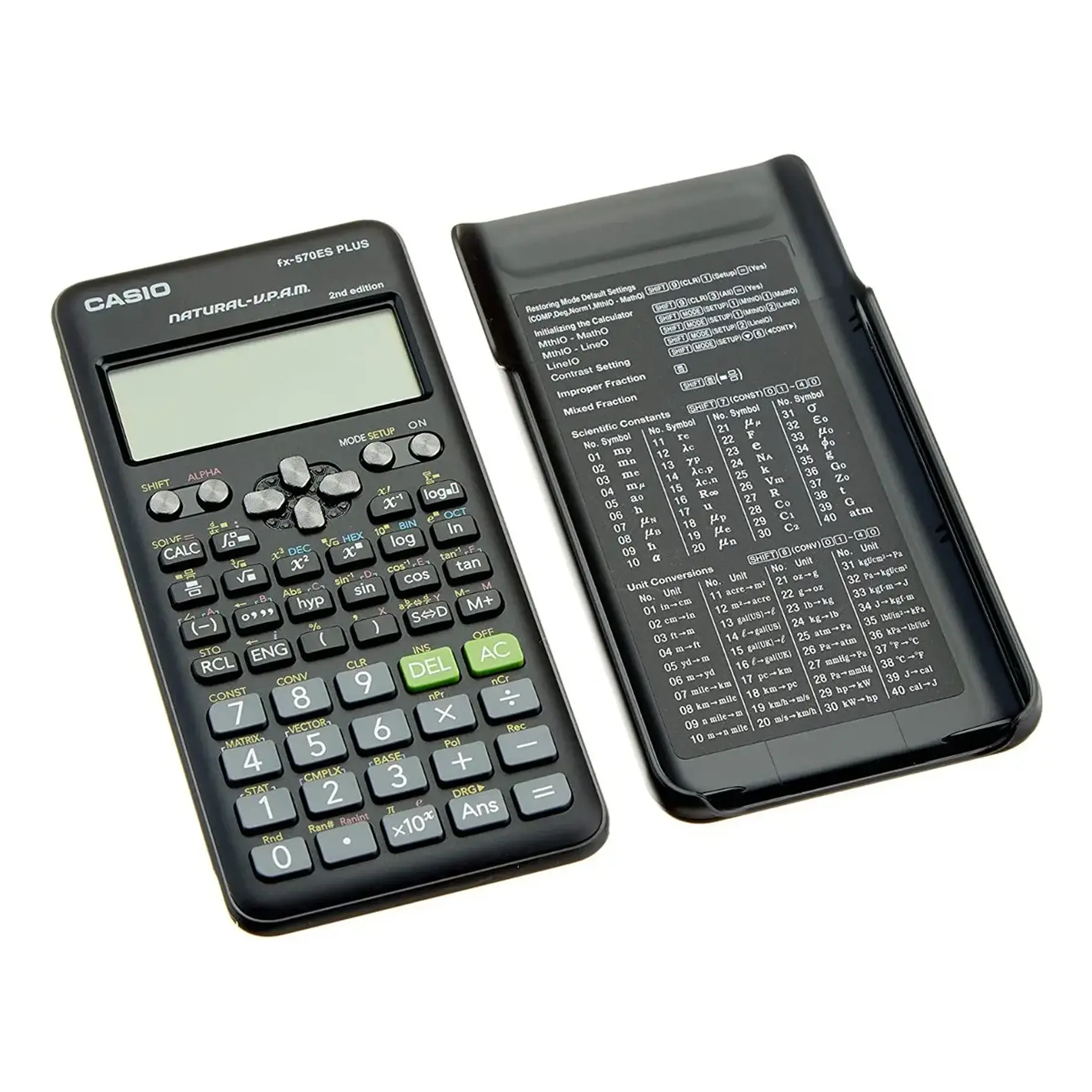 Calculadora Científica Casio Fx-570 es Plus Universidad Negro 5