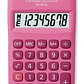 Calculadora Casio 8 Digitos Hl-815L Color Rosada Mini - Miniatura 1