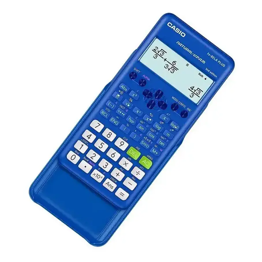 Calculadora científica Casio FX-82LA Plus Colores Negro Rosado Azul. 7