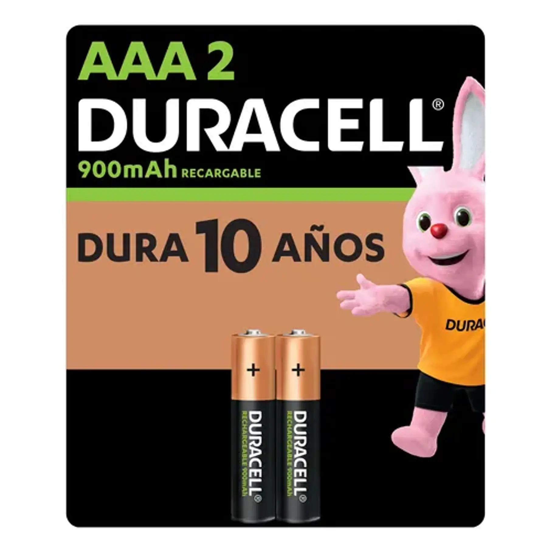 Pila Duracell Recargable AA (2 Pilas De 2500mah Doble A). 3