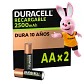 Pila Duracell Recargable AA (2 Pilas De 2500mah Doble A). - Miniatura 2