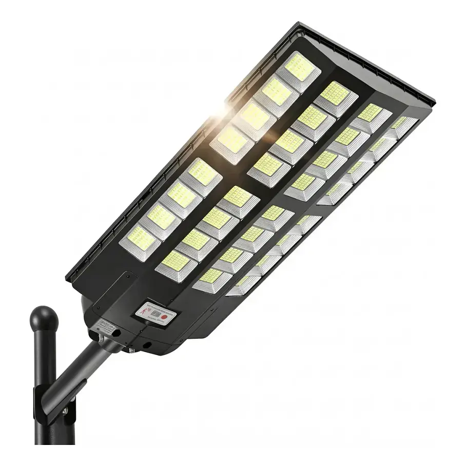 Foco Solar Posta Led Gigante 10.000w Potente + Control + Soporte Foco Para Exterior 2RL Amplio Estadio Percelas Campo Iluminacion Potente Super Foco. 1