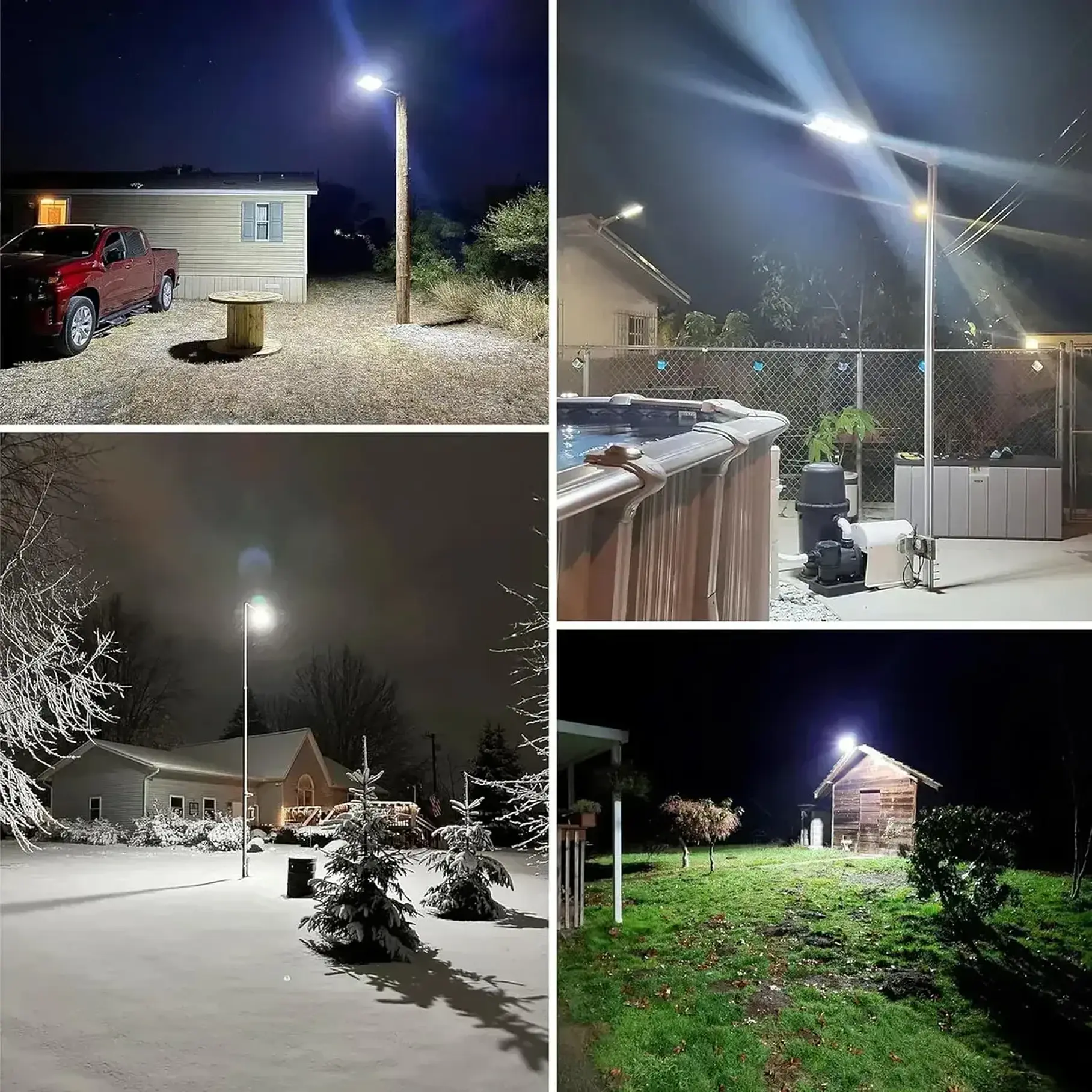 Foco Solar Posta Led Gigante 10.000w Potente + Control + Soporte Foco Para Exterior 2RL Amplio Estadio Percelas Campo Iluminacion Potente Super Foco. 5