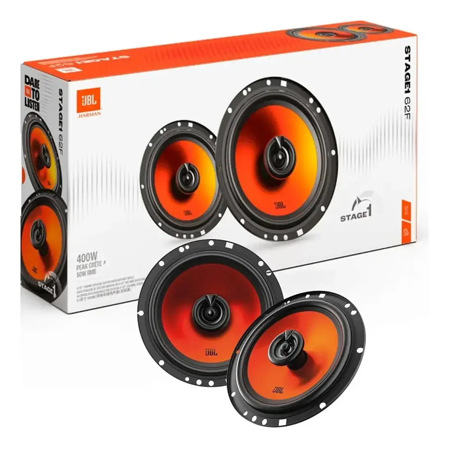 Parlantes Auto Altavoces Coaxiales 2 Vías 6,5 Jbl Stage 1 62f Gen 2 Negro. 1