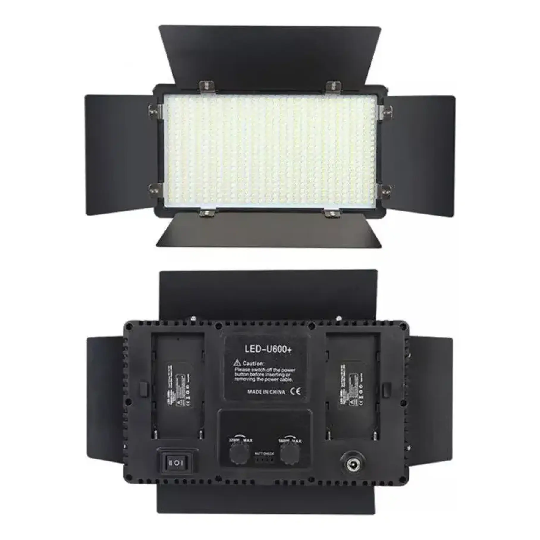 Kit Profesional Luz Relleno Con Trípode Reflector Pro 600led Estructura Negro Luz Blanco frío. 2