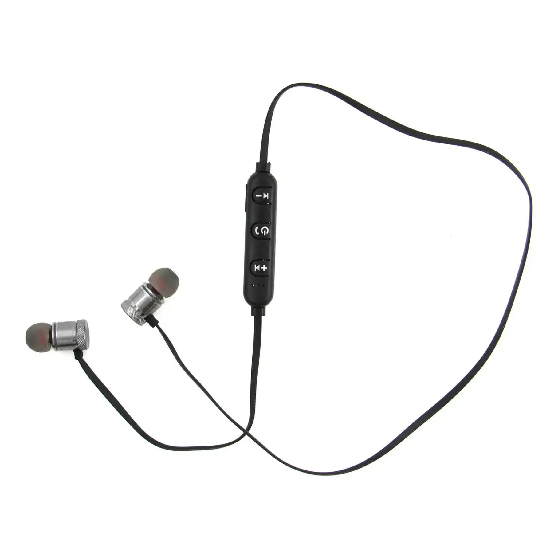 Audifonos Auriculares Magnéticos Manos Libres Bluetooth Fiddler Plateado. 2