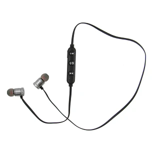 Audifonos Auriculares Magnéticos Manos Libres Bluetooth Fiddler Plateado.