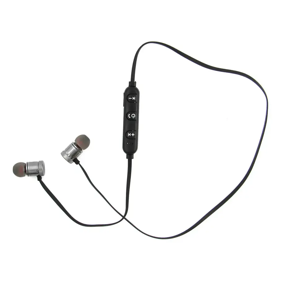 Audifonos Auriculares Magnéticos Manos Libres Bluetooth Fiddler Plateado. 2