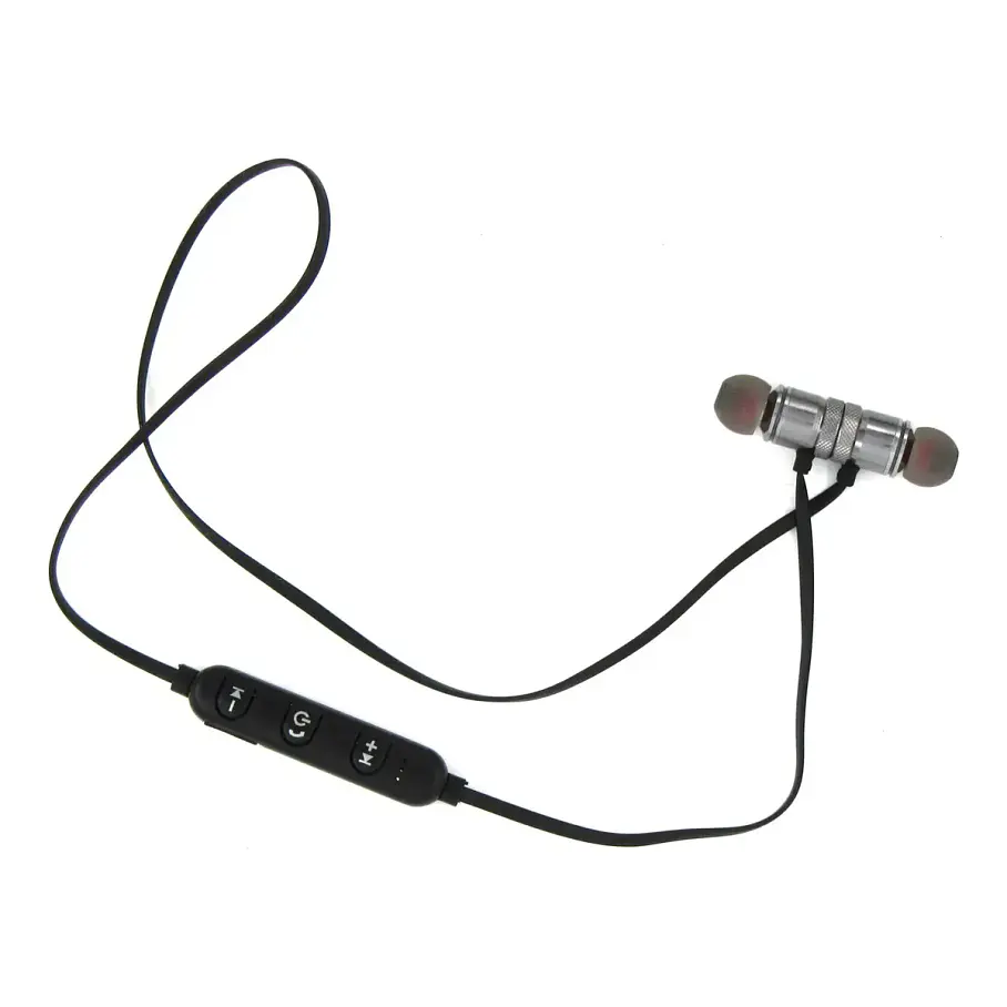Audifonos Auriculares Magnéticos Manos Libres Bluetooth Fiddler Plateado. 3