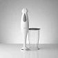 Batidora De Inmersión Oster® Con Vaso 2609 Color Blanco. - Miniatura 5