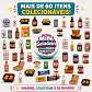 Mini Refrigerador Mini Geladeira Mini Minis + 2 Capsulas Sorpresas Mini Alimentos Juguete Realista Heladera Nevera Cooler 60 Piezas Coleccionables. - Miniatura 6