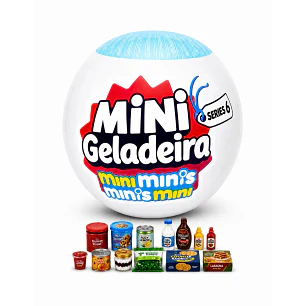 Alimentos Esfera Bola Sorpresa Mini Geladeira Minis Minis Mini Refrigerador Capsulas Sorpresas Mini Geladeira 6 Sorpresas Capsula 