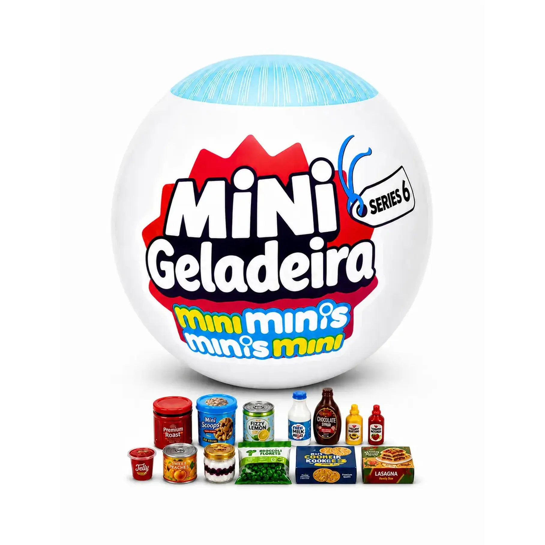 Pack 3 Esfera Bola Alimentos Sorpresa Mini Geladeira Minis Minis Mini Refrigerador Capsulas Sorpresas Mini Geladeira 6 Sorpresas Capsula. 2