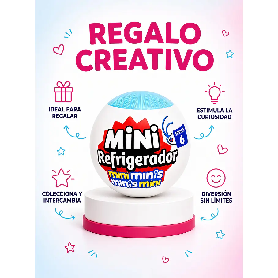 Pack 3 Esfera Bola Alimentos Sorpresa Mini Geladeira Minis Minis Mini Refrigerador Capsulas Sorpresas Mini Geladeira 6 Sorpresas Capsula. 4