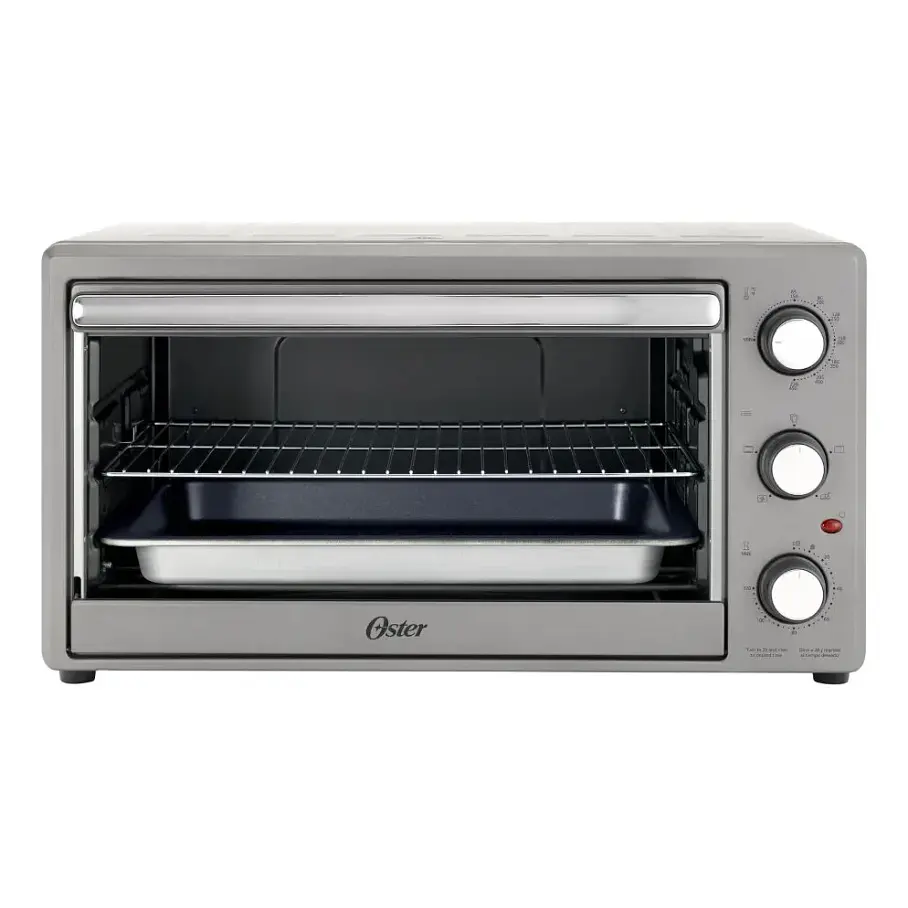 Horno XL Extra Grande Rotisserie Oster 60 Lts Manual Gris TSSTTV60MNS Tamaño 2 Pollos. 1