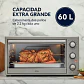 Horno XL Extra Grande Rotisserie Oster 60 Lts Manual Gris TSSTTV60MNS Tamaño 2 Pollos. - Miniatura 3