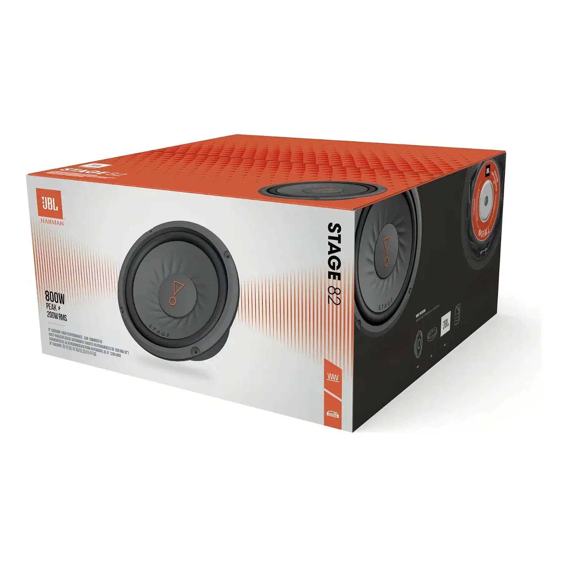 Subwoofer Jbl Stage 82 - 8 800W (200W Rms) Color Gris. 5