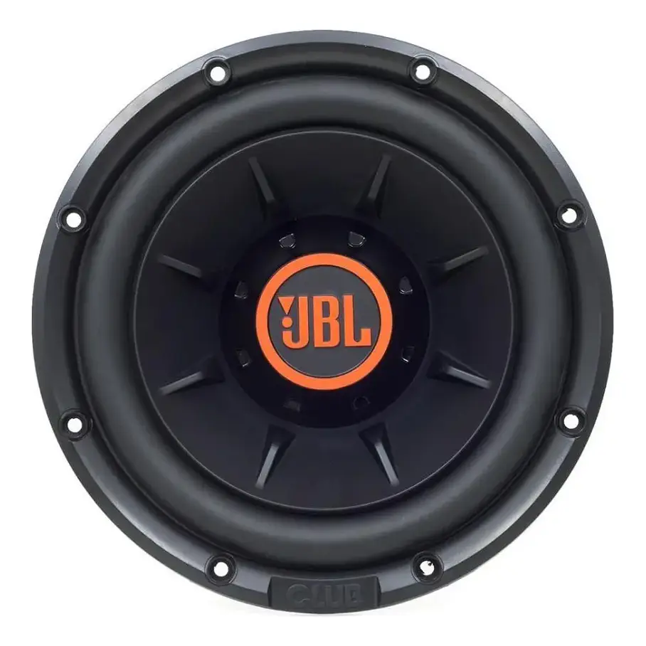 Subwoofer Jbl Harman Club 1024 De 10 Pulgadas 250 W Rms 2 o 4 Ohmios Negro/Naranja. 1