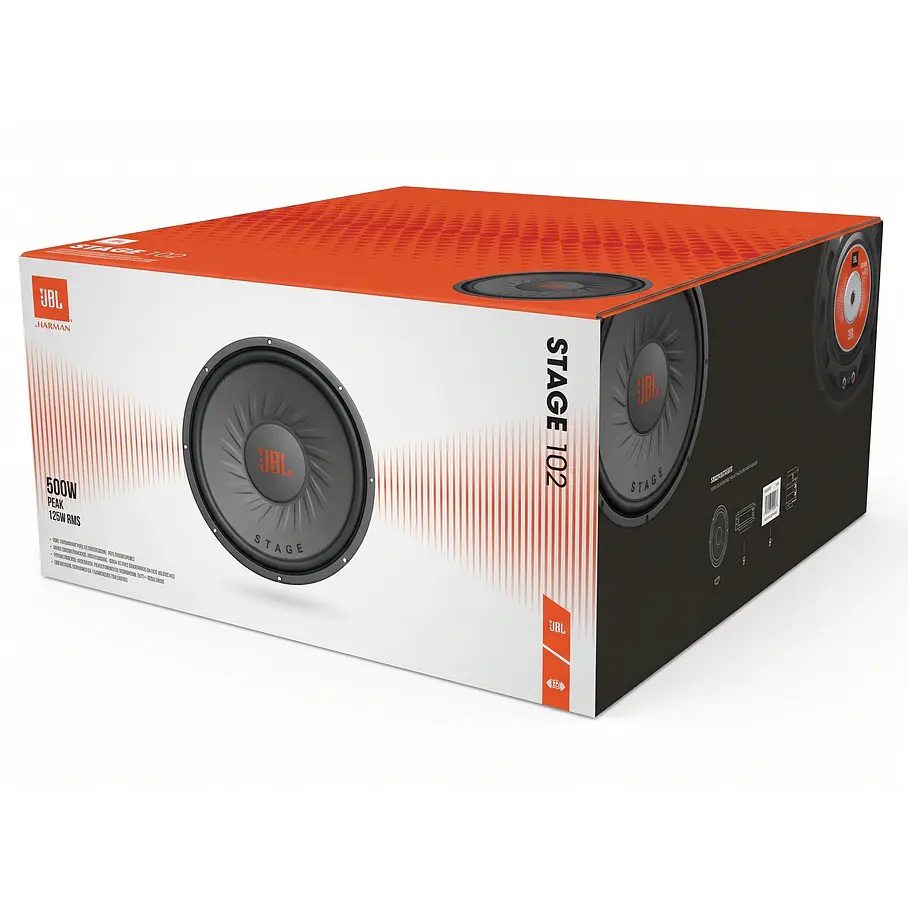 Subwoofer 10 Stage 102 JBL 900w Negro PEAK 225w RMS Harman. 6