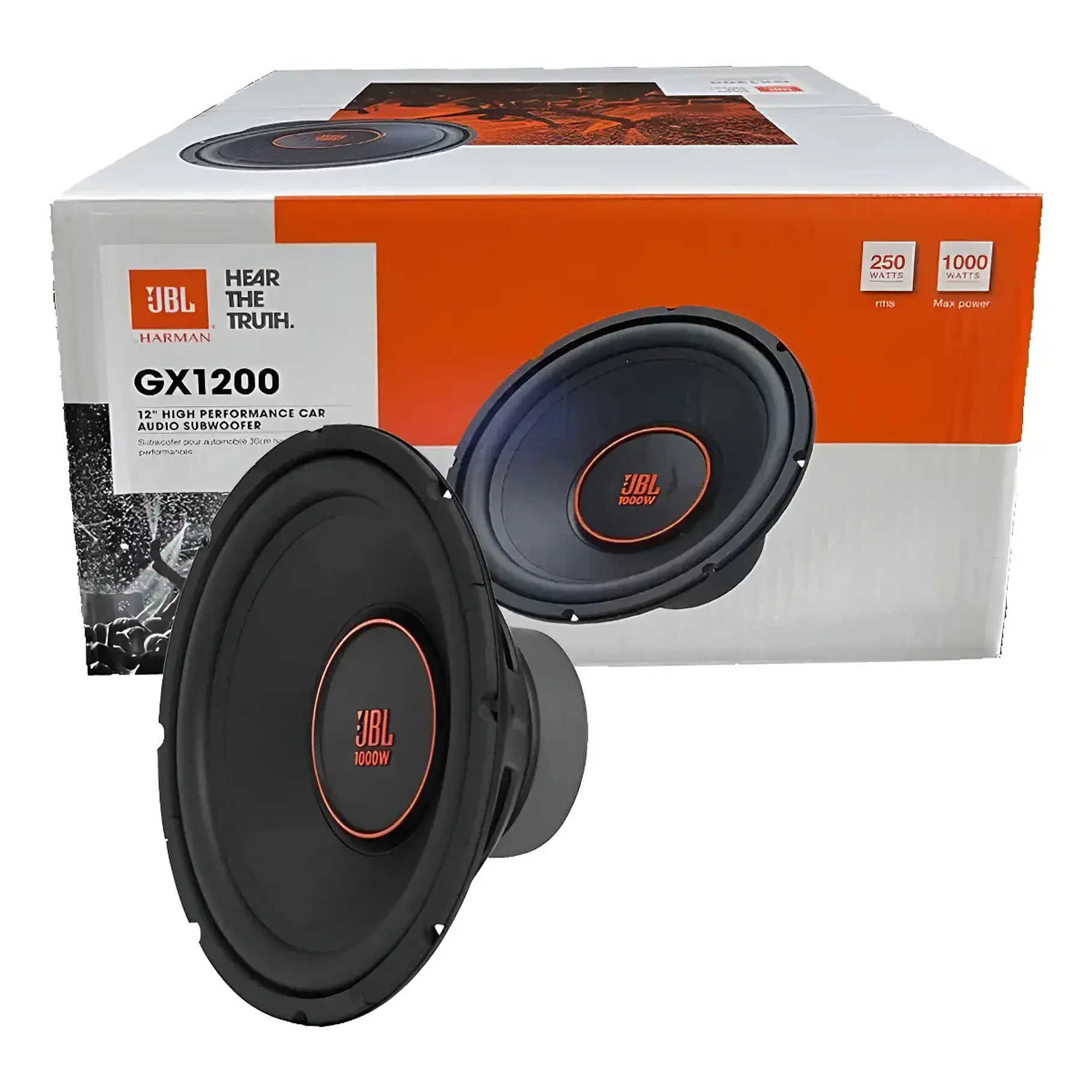 Subwoofer 12 Pulgadas Parlante Jbl Gx1200 250 RMS 1000w 4 Ohms Auto Camioneta Color Negro Pontecia En El Audio. 5