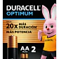 Pila Duracell Optimum x2 Aa, (2 Pilas Doble A, Más Potencia). - Miniatura 5