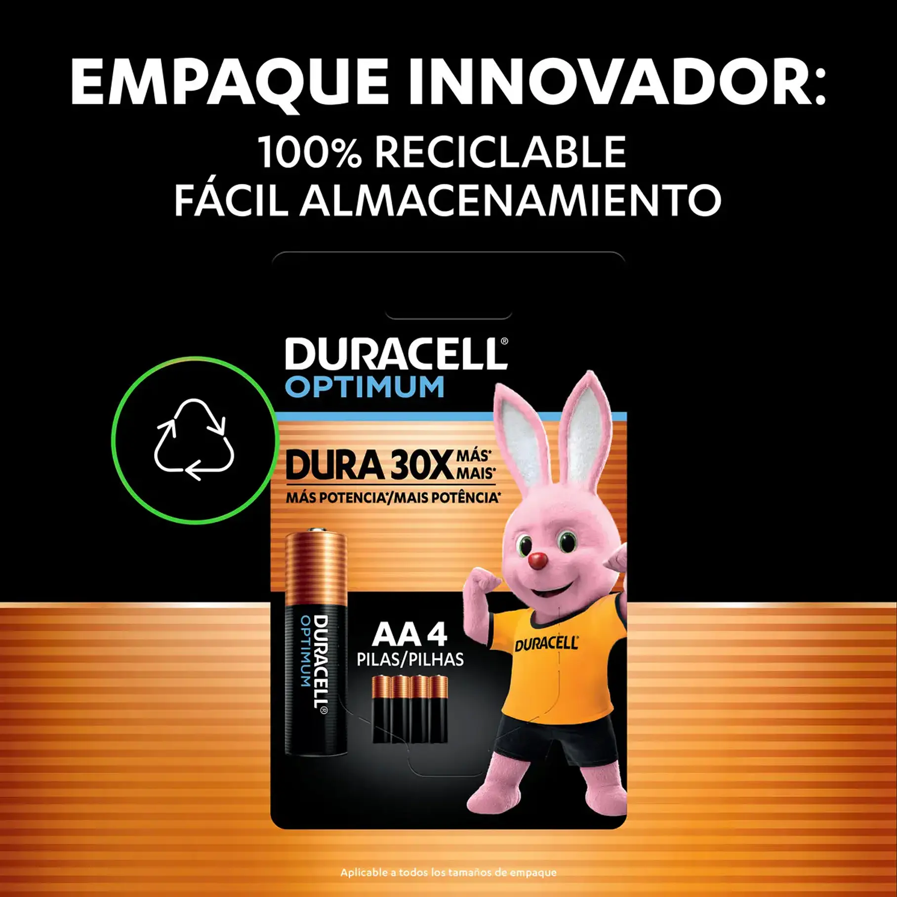 Pila Duracell Optimum x2 Aa, (2 Pilas Doble A, Más Potencia). 6