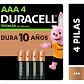 Pack X4 Pilas Aaa Recargables De 900 Mah Duracell. - Miniatura 1