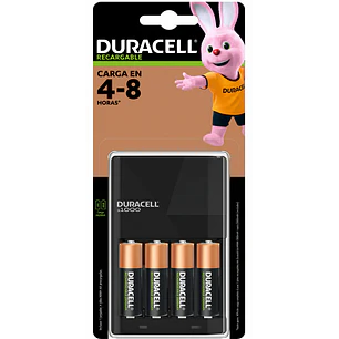 Cargador Pilas Aa/aaa + 4 Pilas Duracell Recargables Aa.