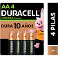 Pila Duracell Recargable Aa, (4 Pilas De 2500mah, Doble A). - Miniatura 1
