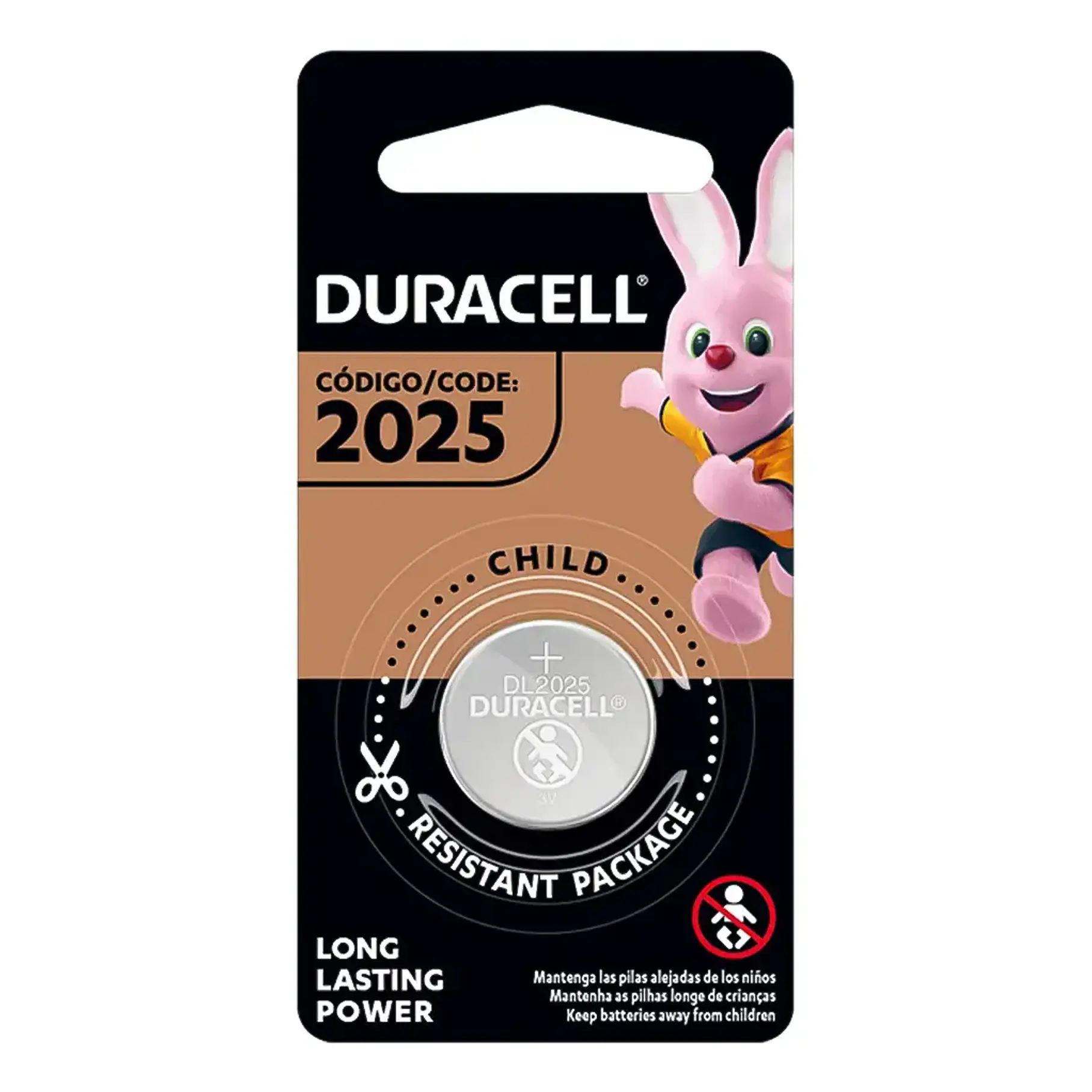 Pila Bateria Litio Cr 2025 Duracell Unitaria X1 1