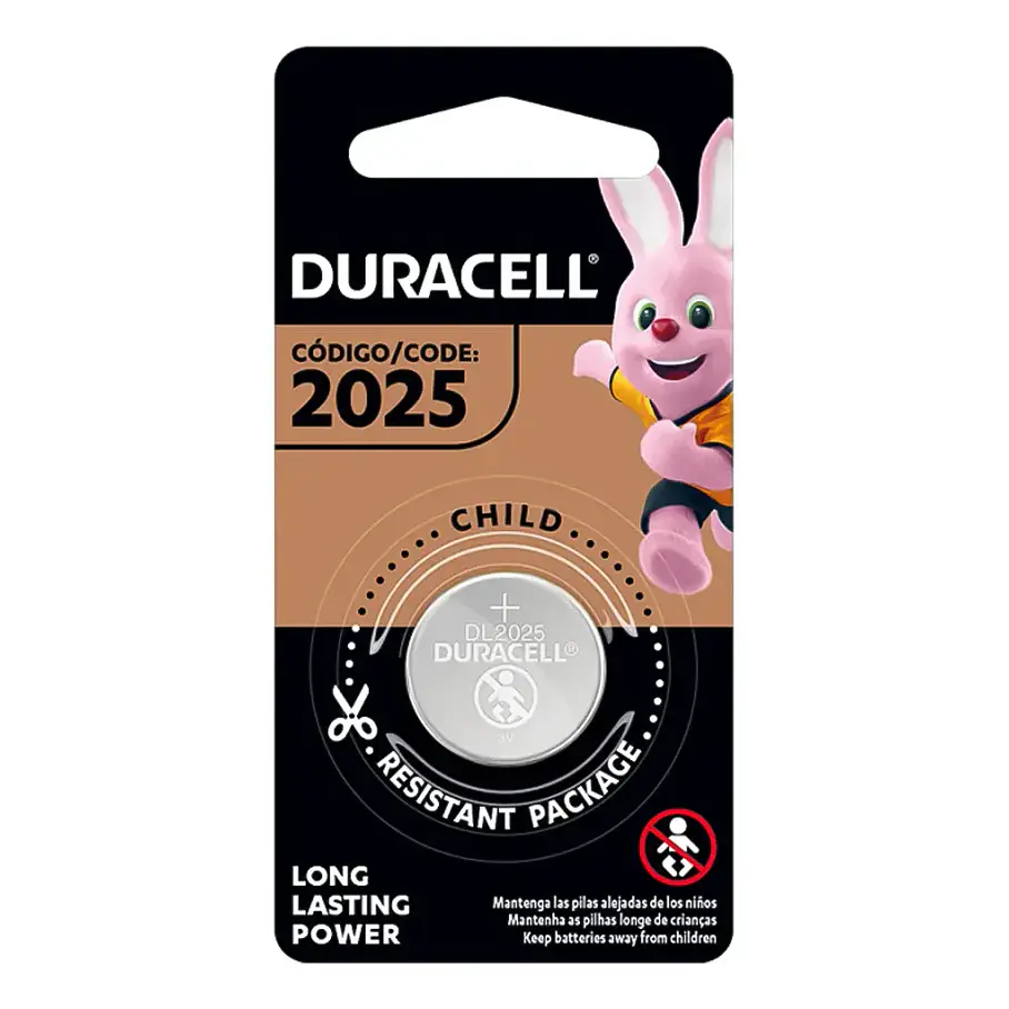 Pila Bateria Litio Cr 2025 Duracell Unitaria X1 1