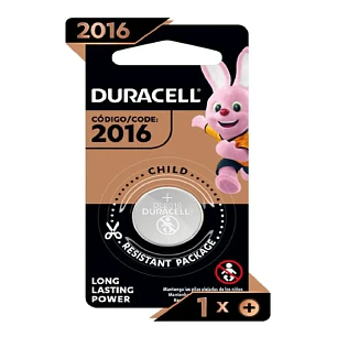 Pila Bateria Litio Cr 2016 Duracell Unitaria X1