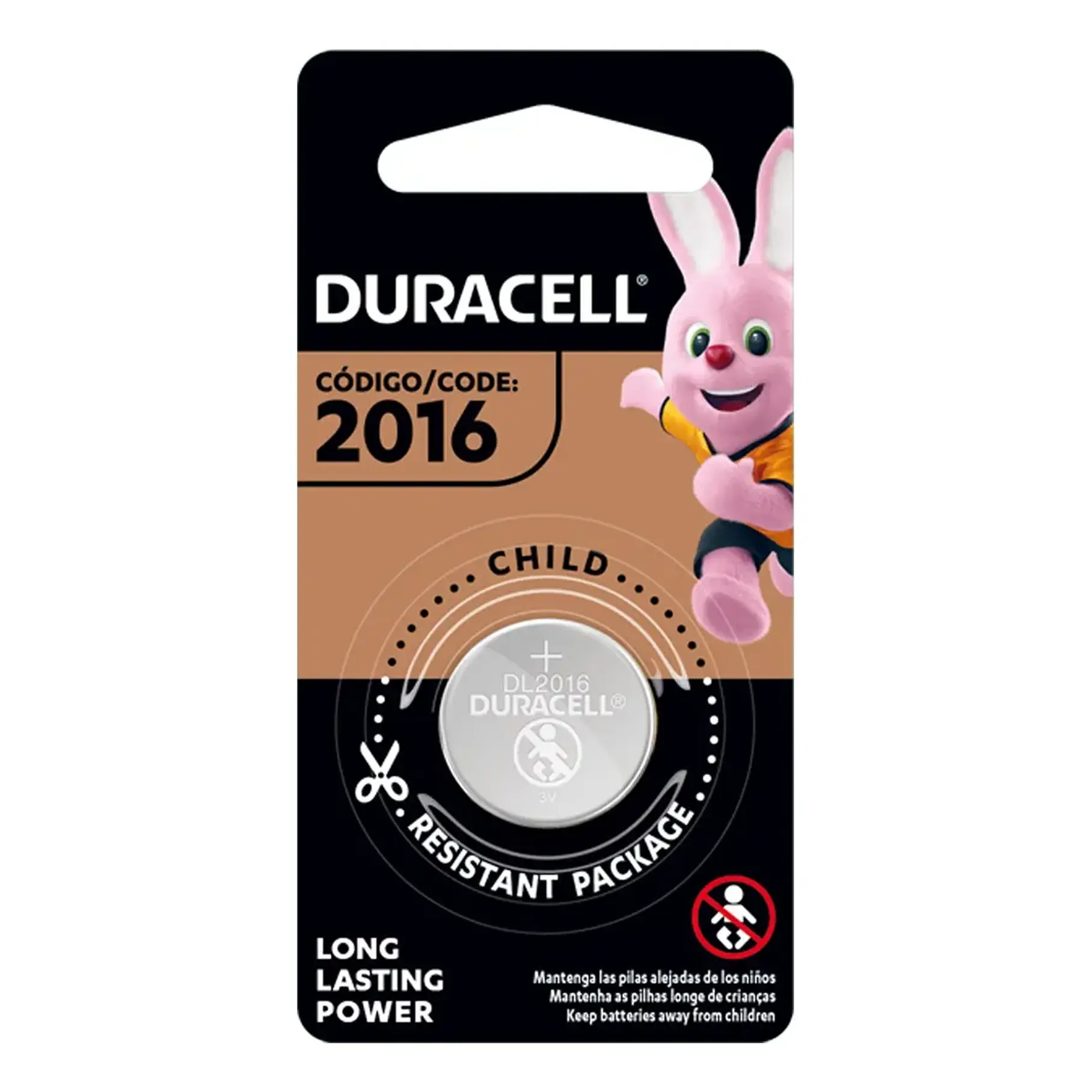 Pila Bateria Litio Cr 2016 Duracell Unitaria X1 2