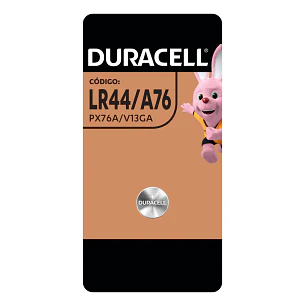 Pila Duracell 76/lr44 (1 Pila, Dura Mas)