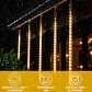 Luces Meteorito 8 Tubos De Luces LED Navideñas Navidad Decoracion 50 CM Electrico Corriente 288 Led RGB/Blanco/Azul/Calido  - Miniatura 11