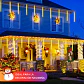 Luces Meteorito 8 Tubos De Luces LED Navideñas Navidad Decoracion 50 CM Electrico Corriente 288 Led RGB/Blanco/Azul/Calido  - Miniatura 13