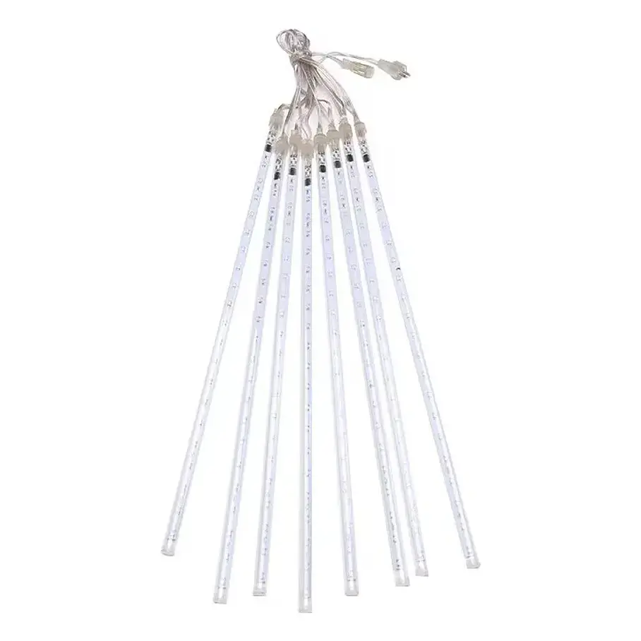 Luces Meteorito 8 Tubos De Luces LED Navideñas Navidad Decoracion 50 CM Electrico Corriente 288 Led RGB/Blanco/Azul/Calido  15