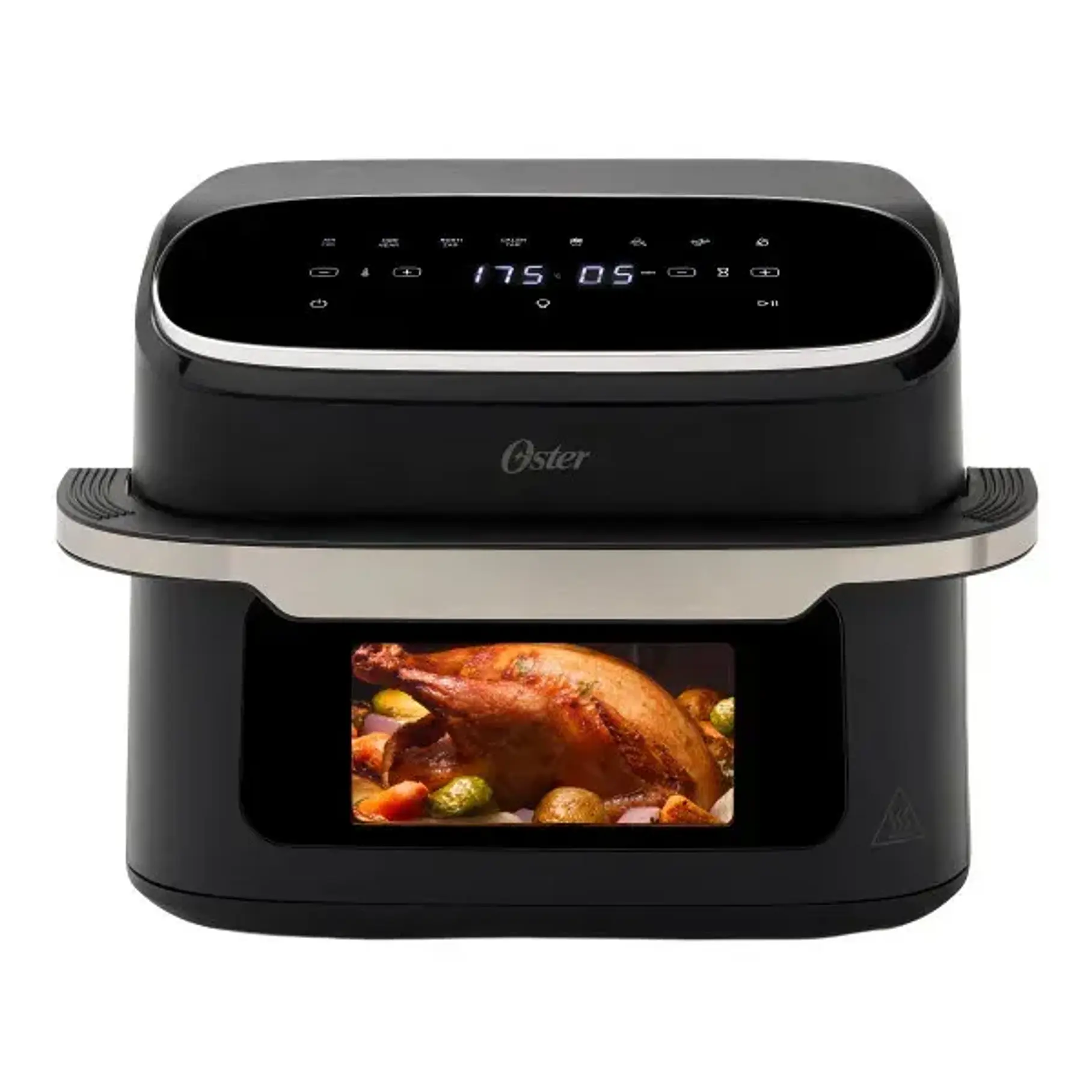 Freidora De Aire Oster Digital 10 L Con Ventana Negro Grande XL Pollo 1