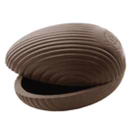 Striped egg XS (N°0) to fill Milk 120g