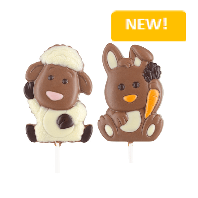 Lollipop Assortment Ovelha & Coelho 35g