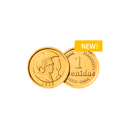 Moedas de chocolate de leite Leonidas