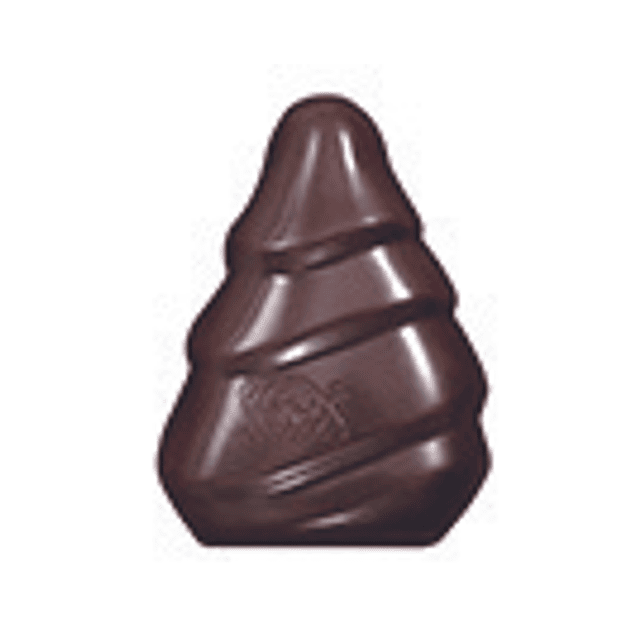 Xmas tree Ganache Tangerine Dark