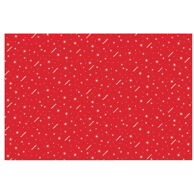 Xmas Papel Embrulho 500g Vermelho 