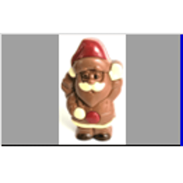 Sujet Père Noël FUN coloré lait 80g - Santa Claus figure FUN colored milk 80g