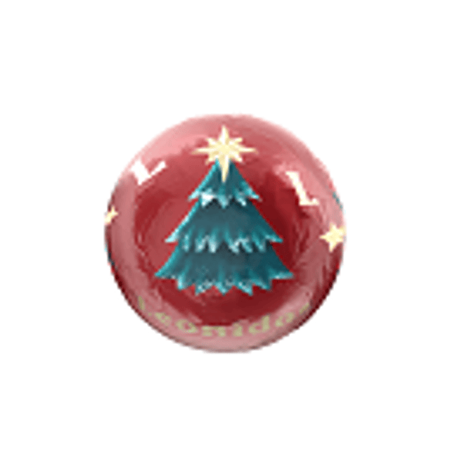 Xmas ball White Praliné Puffed Rice